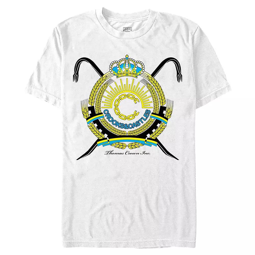 Men's Crooks & Castles Thomas Crown Inc. Coat of Arms  Graphic T-Shirt Product Image