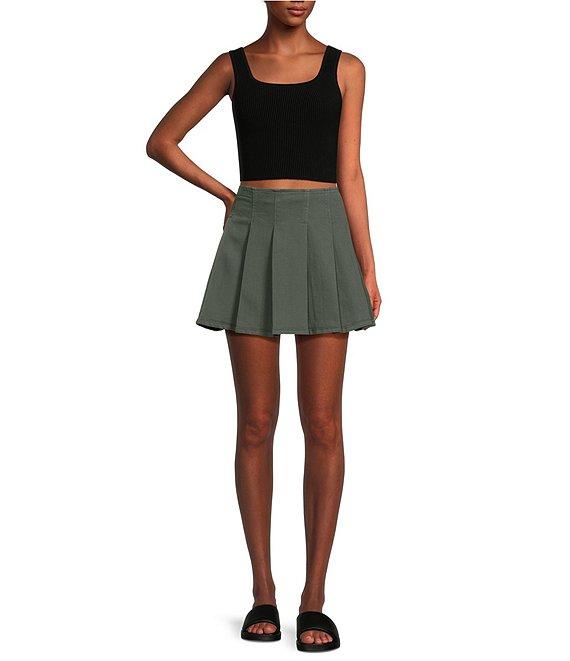 GB Mid Rise Pleated Tennis Skirt Product Image