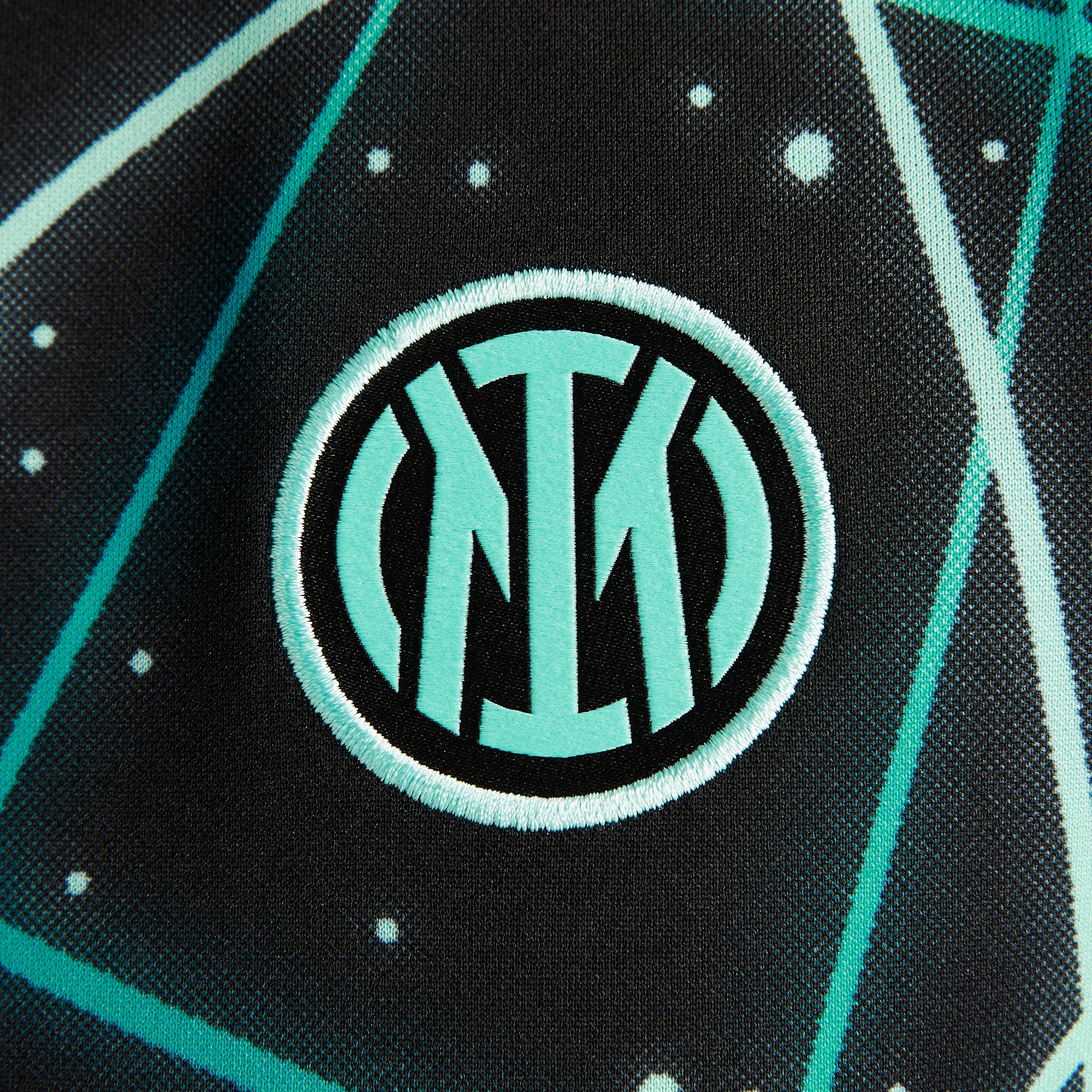 Inter Milan Academy Pro Nike Mens Dri-FIT Soccer Pre-Match Short-Sleeve Top | IF3969-011 Product Image