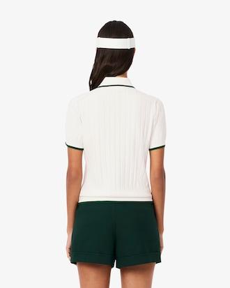 Short Sleeved Polo Collar Golf Sweater Product Image