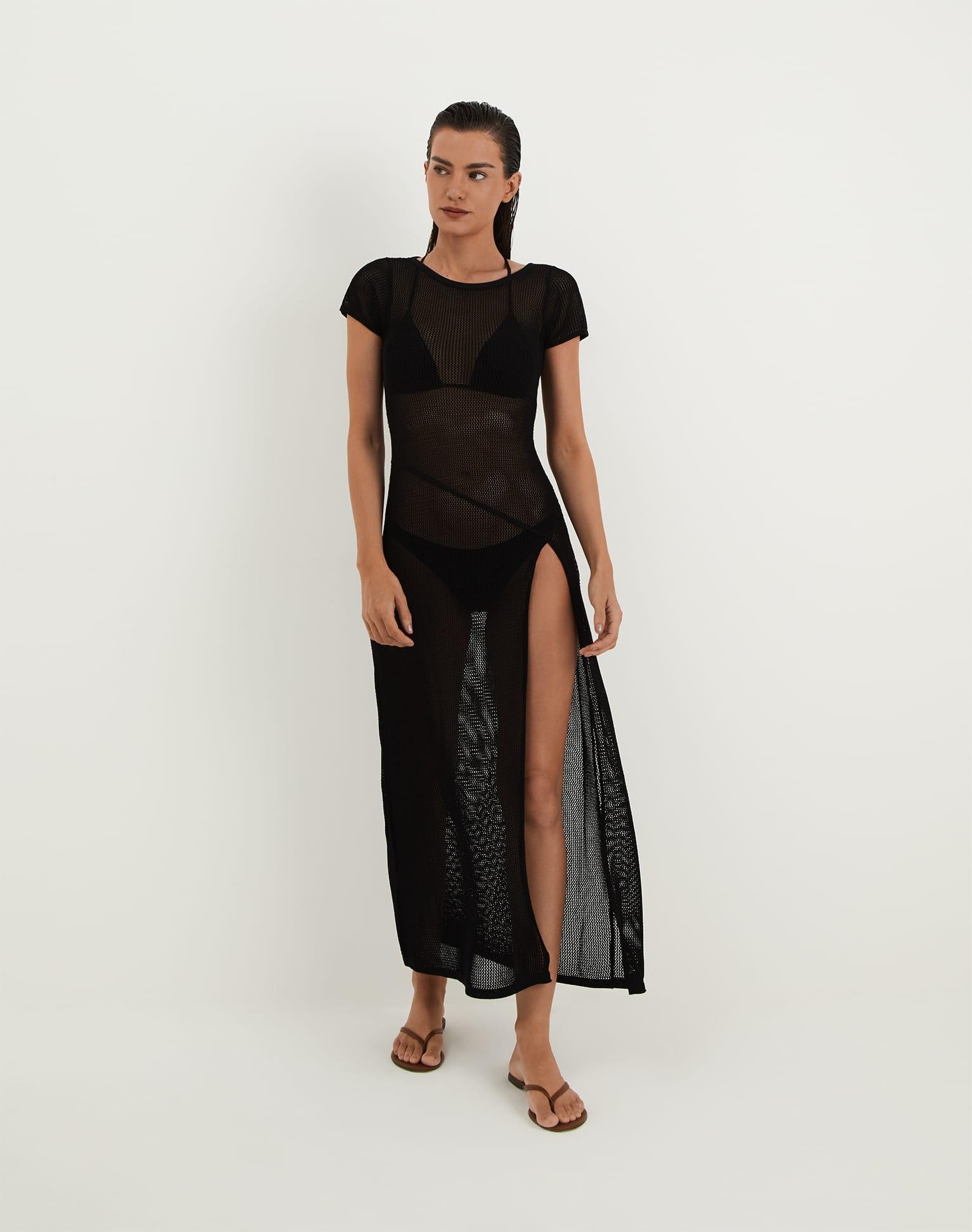 Sylvie Long Cover Up - Black Product Image