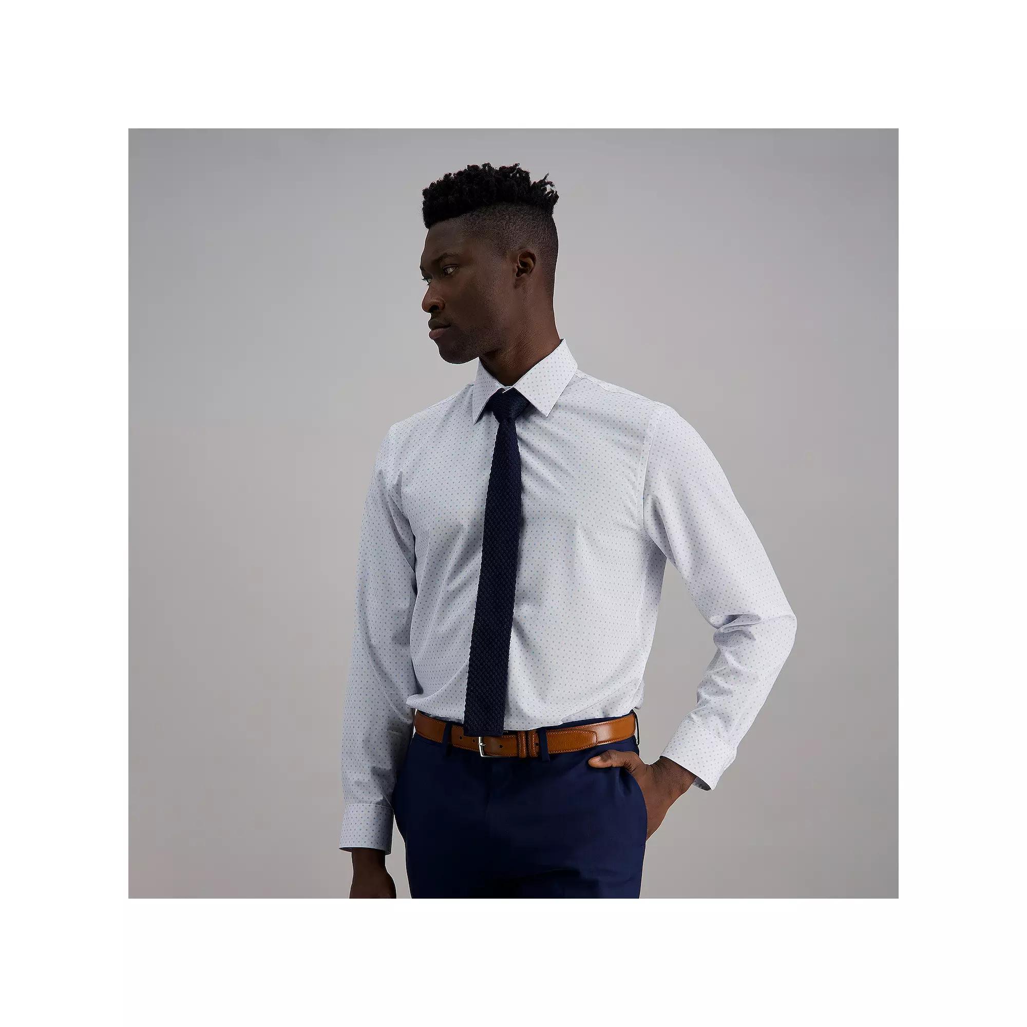 Men's Haggar® Smart Wash® Slim Fit Wrinkle Free Dress Shirt,  Product Image