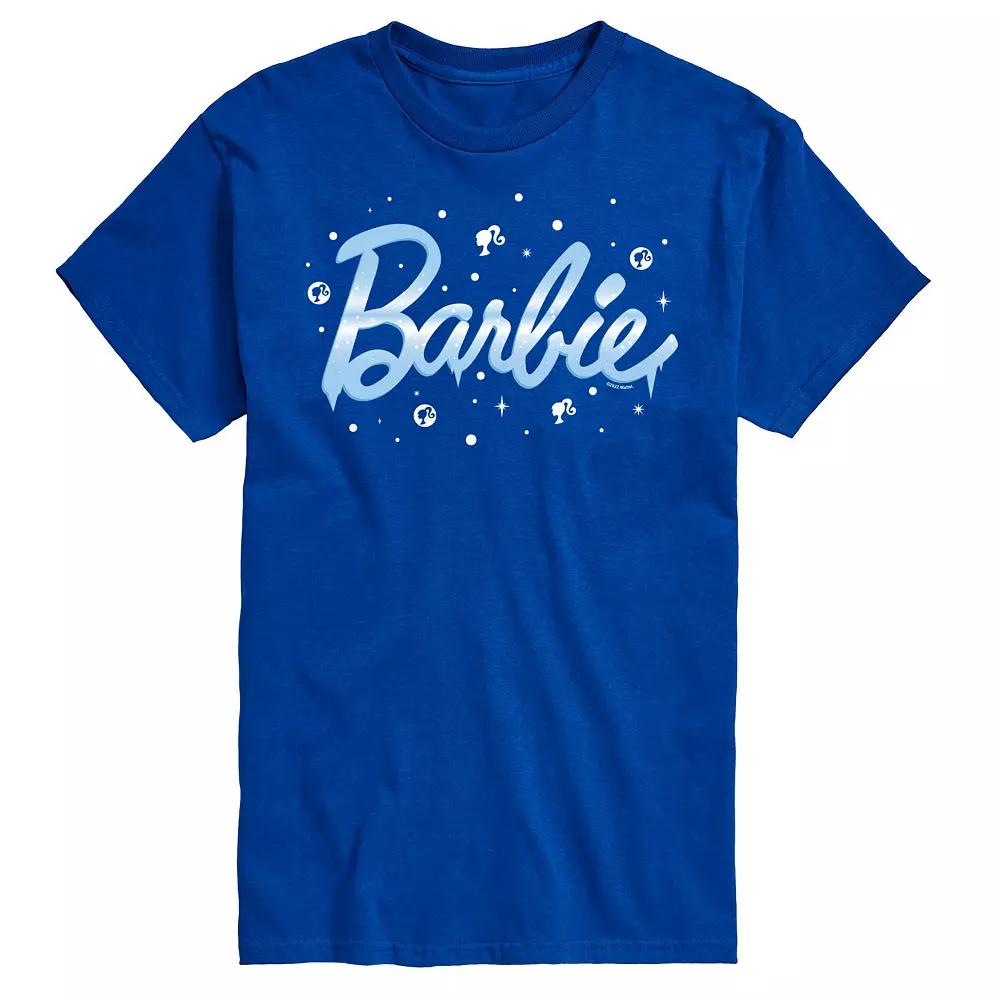 Big & Tall Barbie® Icy Logo Graphic Tee, Men's,  Product Image