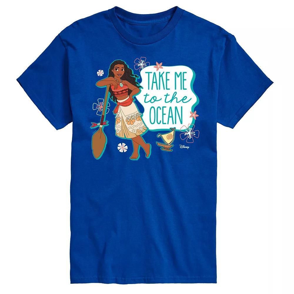 Disney Princess Big & Tall Take Me To The Ocean Graphic Tee, Men's,  Product Image