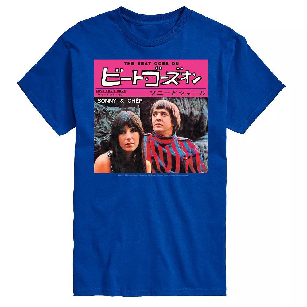 Big & Tall Sonny And Cher Tee, Men's,  Product Image
