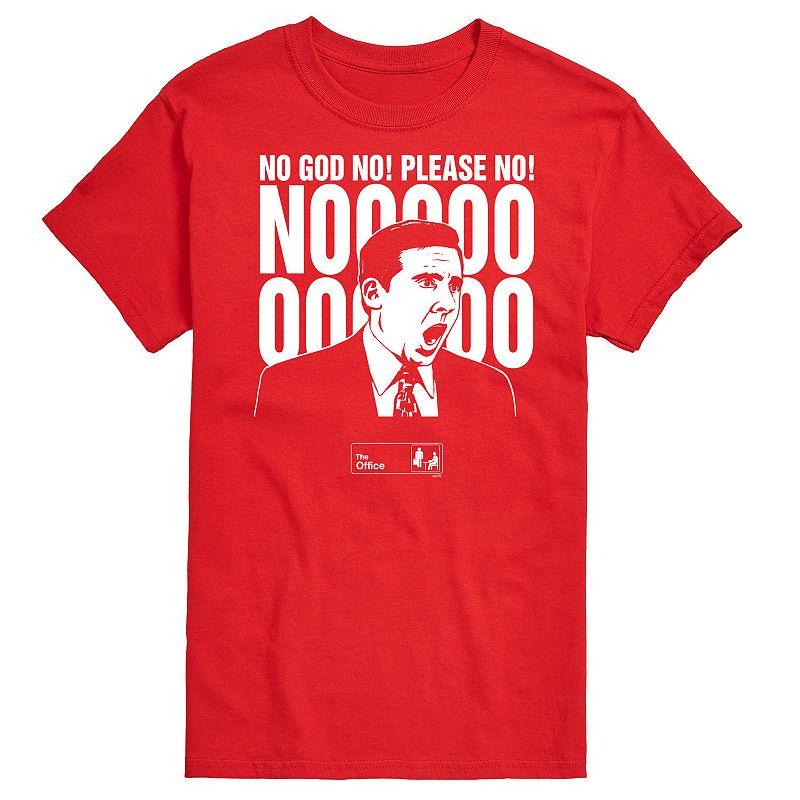 Men's The Office No God Please No Tee,  Product Image