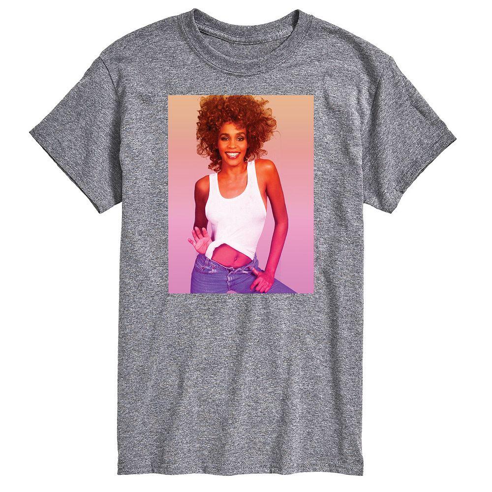 Big & Tall Whitney Houston Photo Tee, Men's,  Product Image