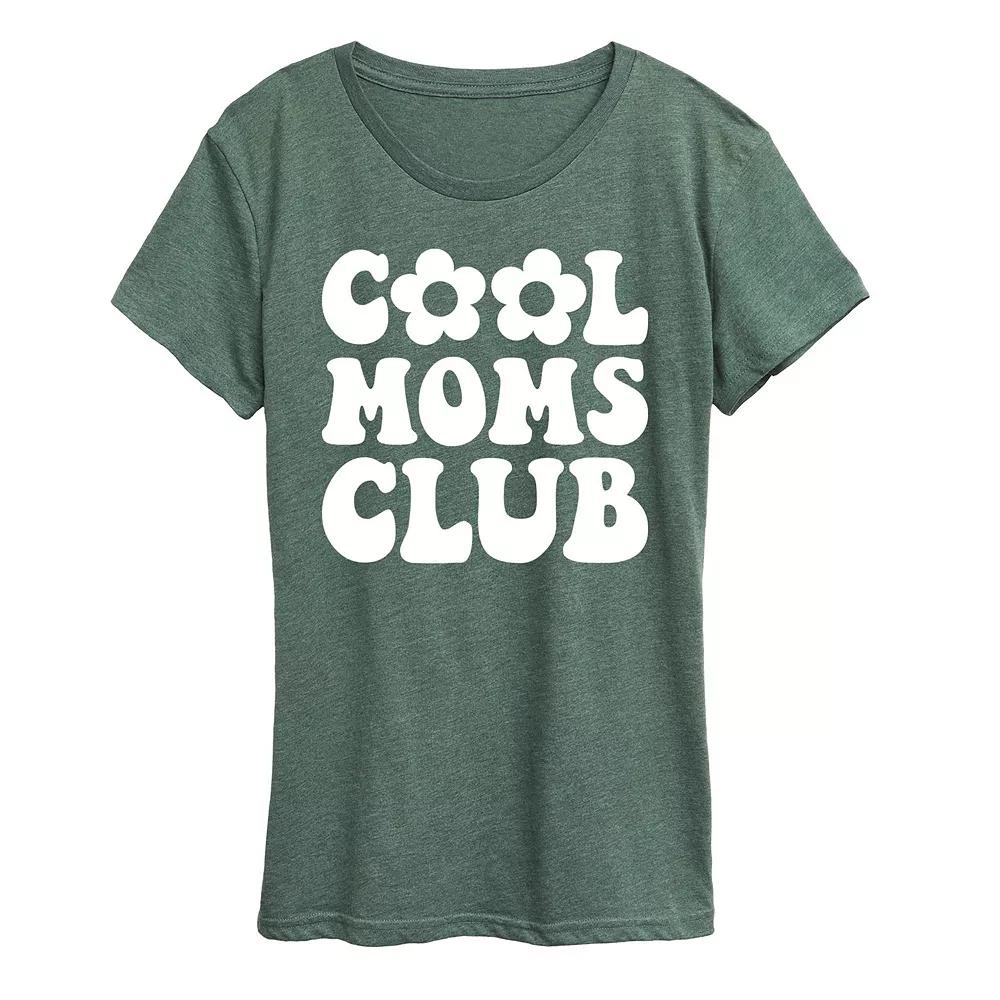Women's Cool Moms Club Graphic Tee, Girl's,  Product Image