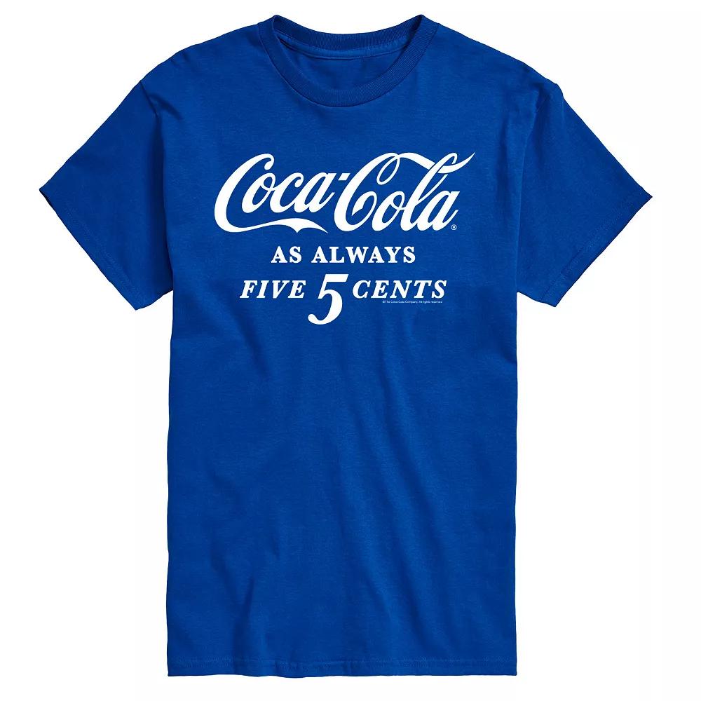 Men's Coca-Cola As Always Five Cents Graphic Tee,  Product Image