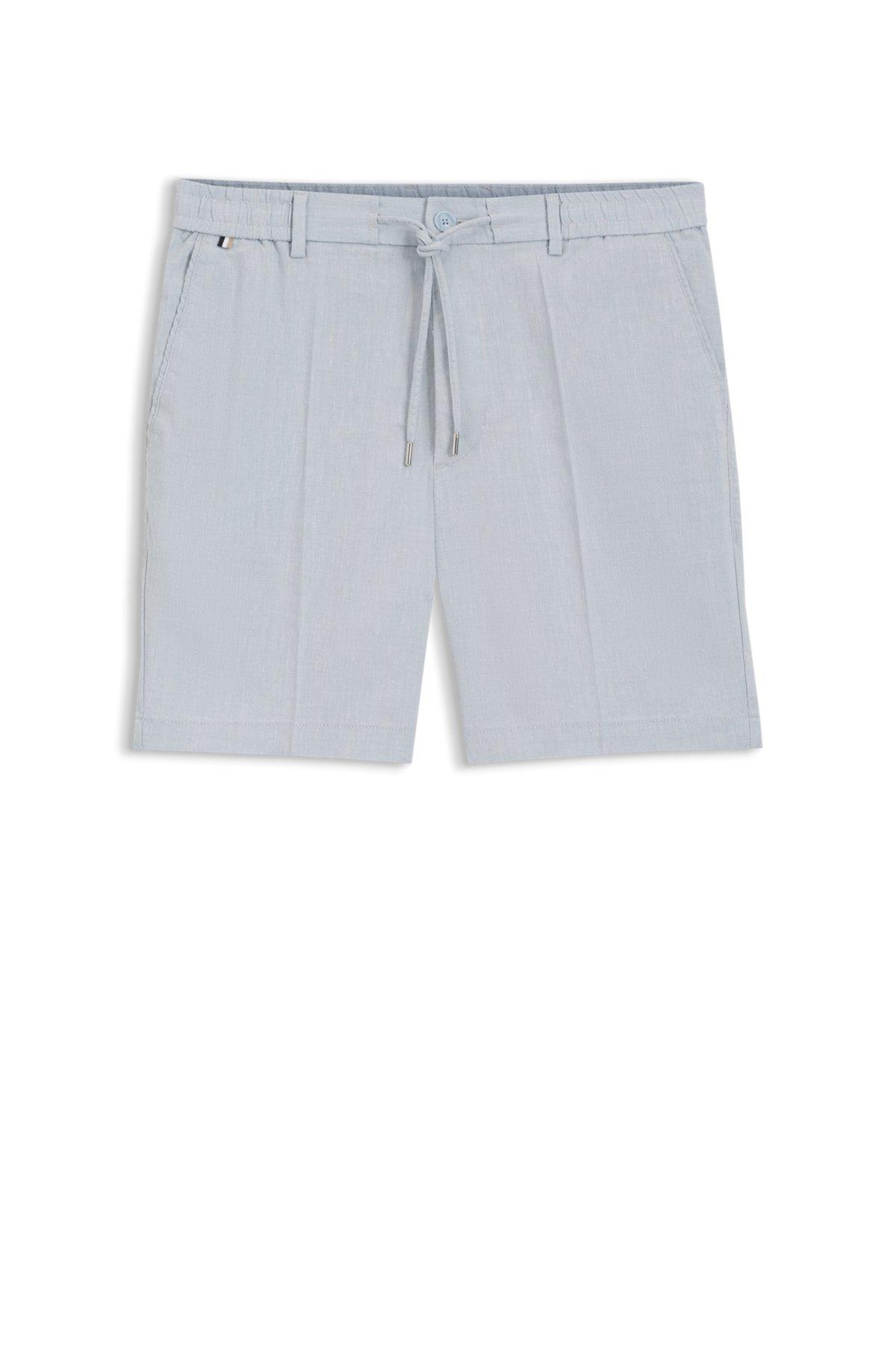 Linen-blend shorts in a modern fit Product Image