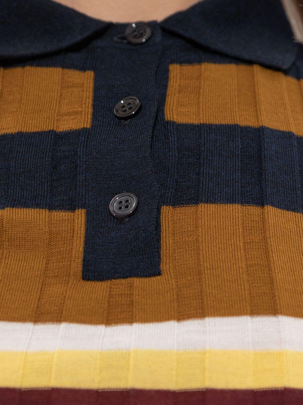 striped polo top Product Image