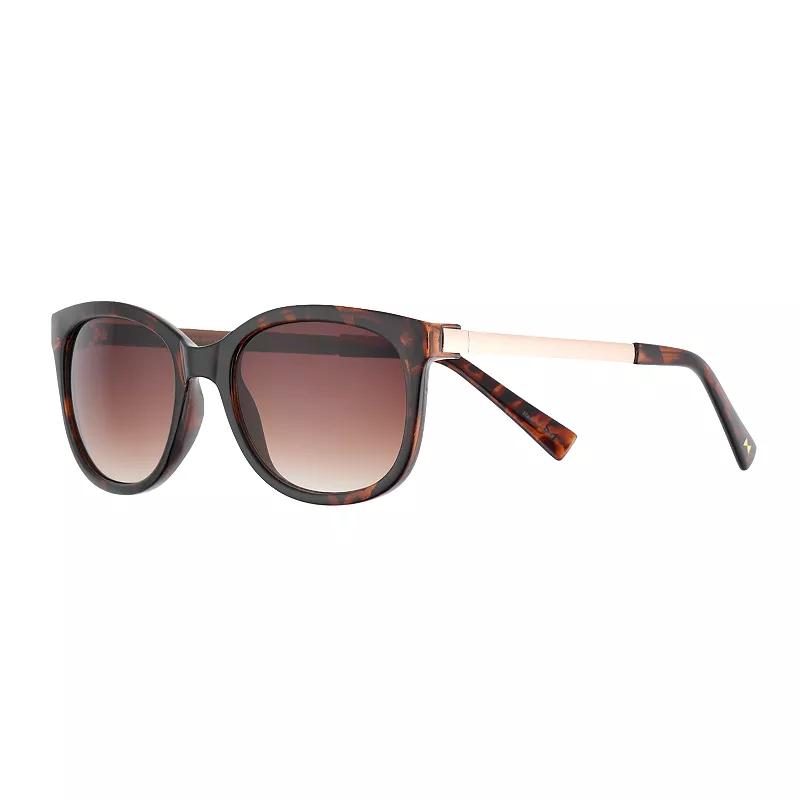 Women's LC Lauren Conrad Lynx Square Sunglasses, Black Product Image