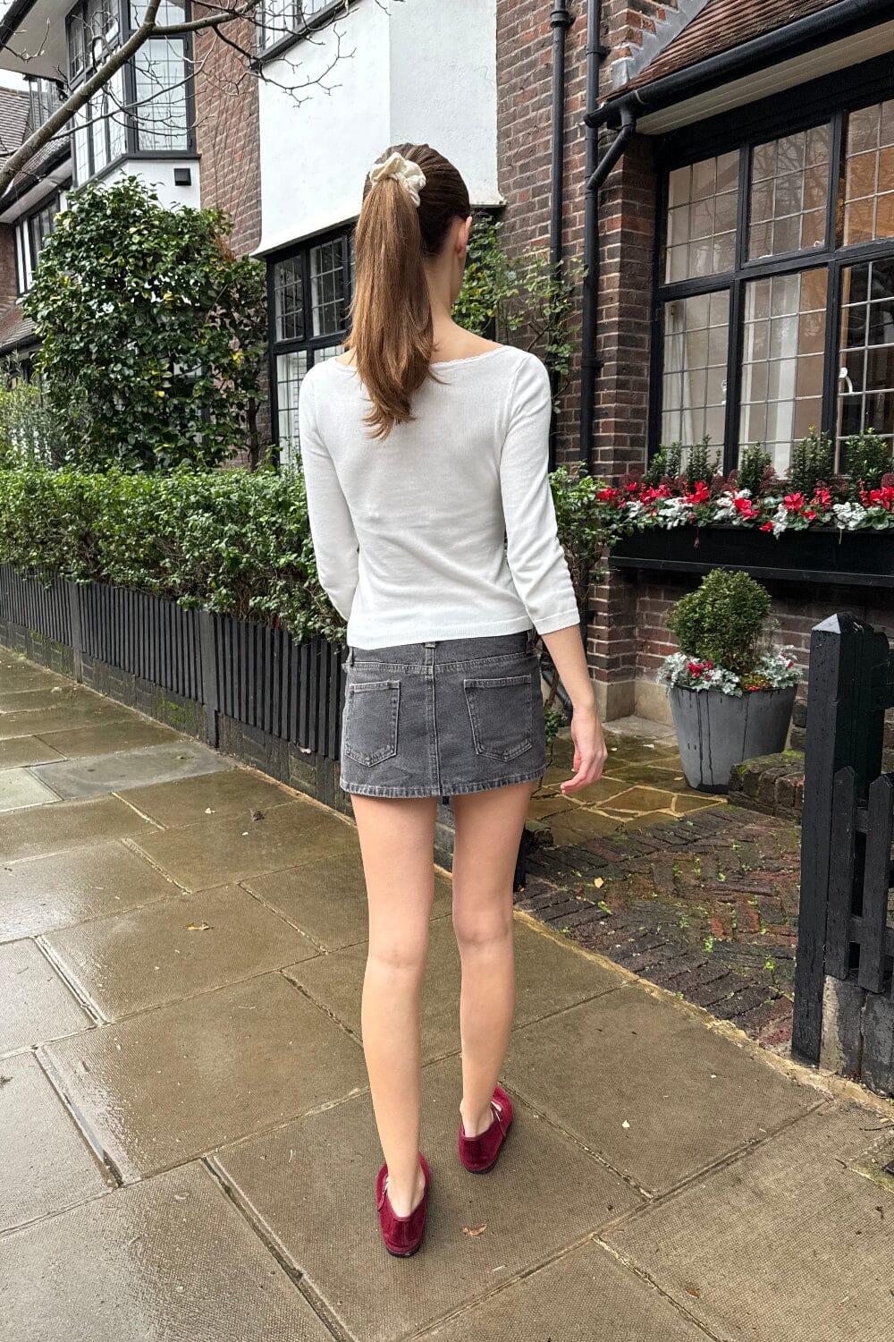 Malia Denim Mini Skirt Product Image