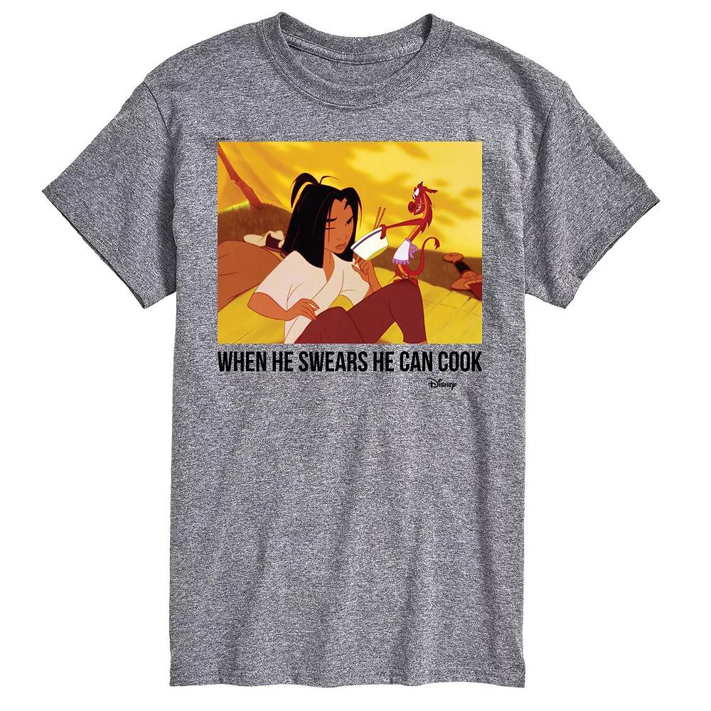 Disney's Mulan Big & Tall He Can Cook Graphic Tee, Men's,  Product Image