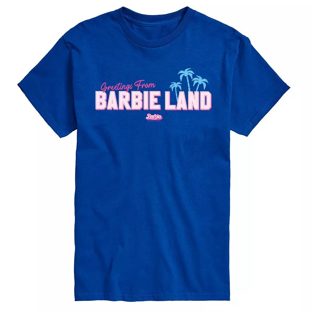 Men's Barbie Movie Greetings From Graphic Tee,  Product Image