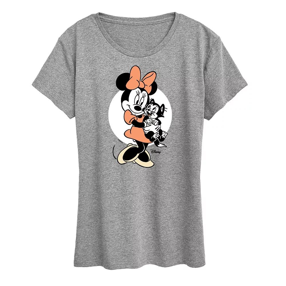 Disney's Minnie Mouse & Figaro Women's Graphic Tee, Girl's,  Product Image