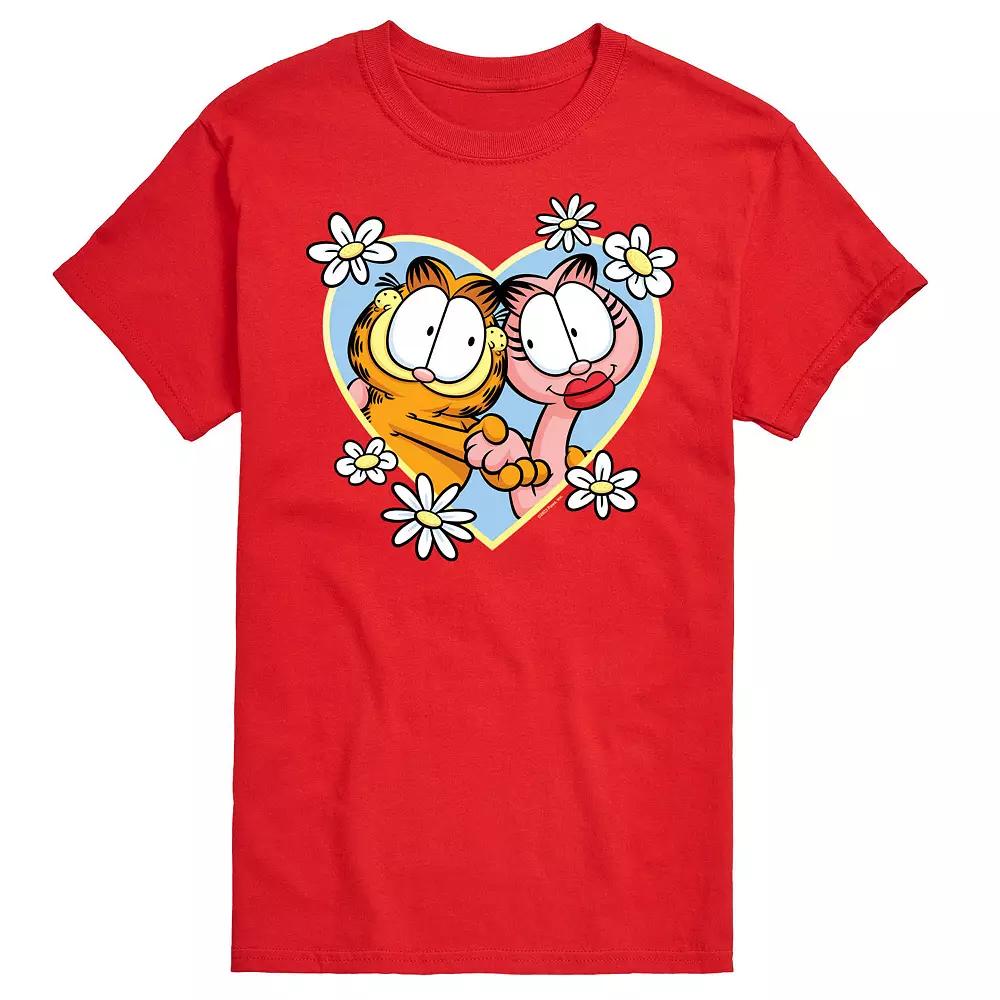 Men's Garfield Heart Graphic Tee,  Product Image