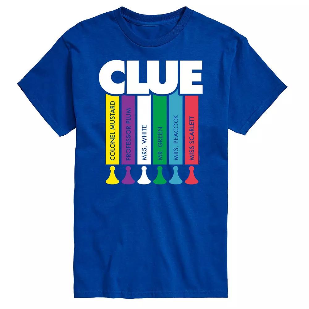 Big & Tall Clue Logo Characters Graphic Tee, Men's,  Product Image