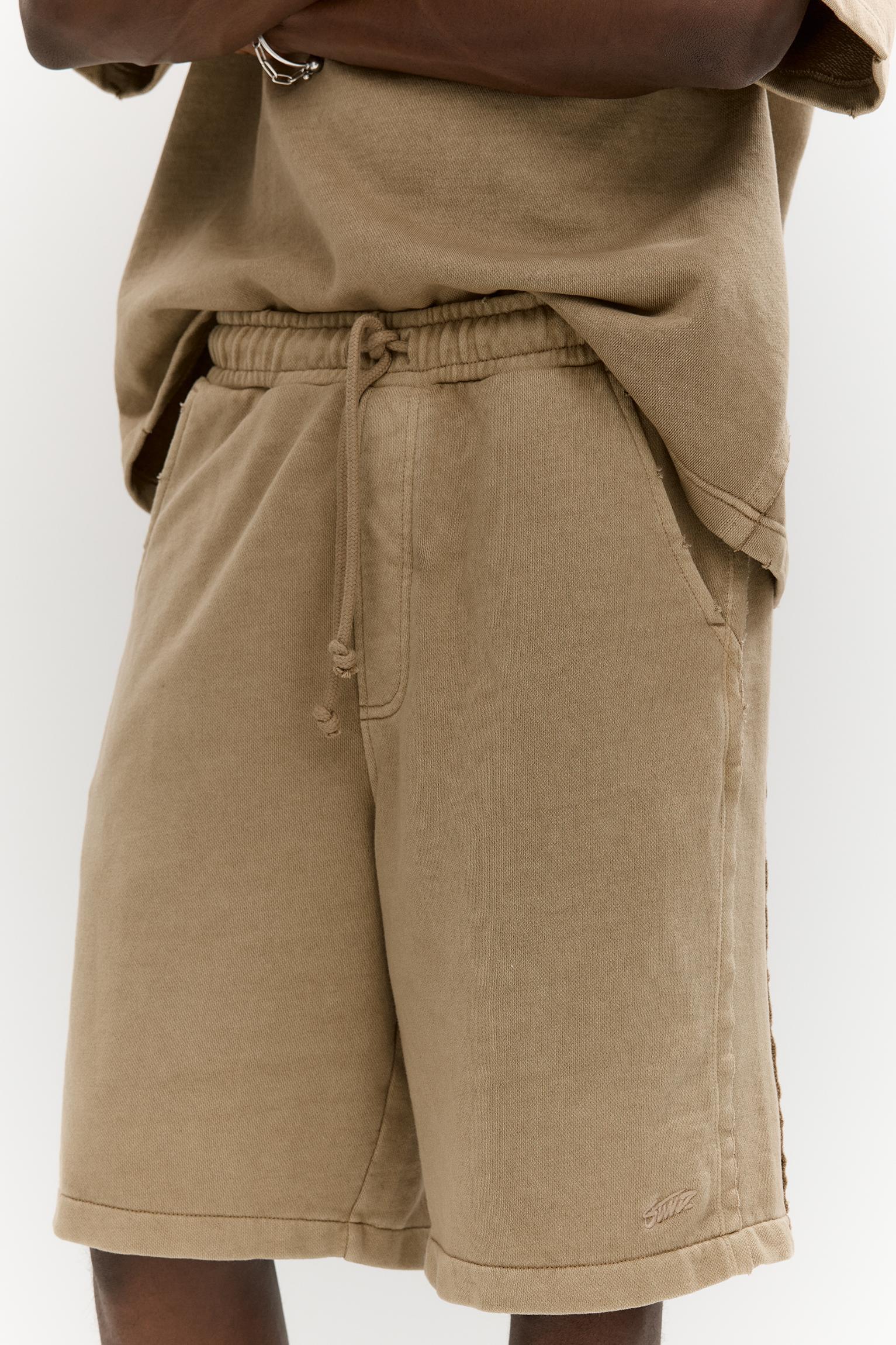 STWD washed Bermuda short sweatpants Product Image