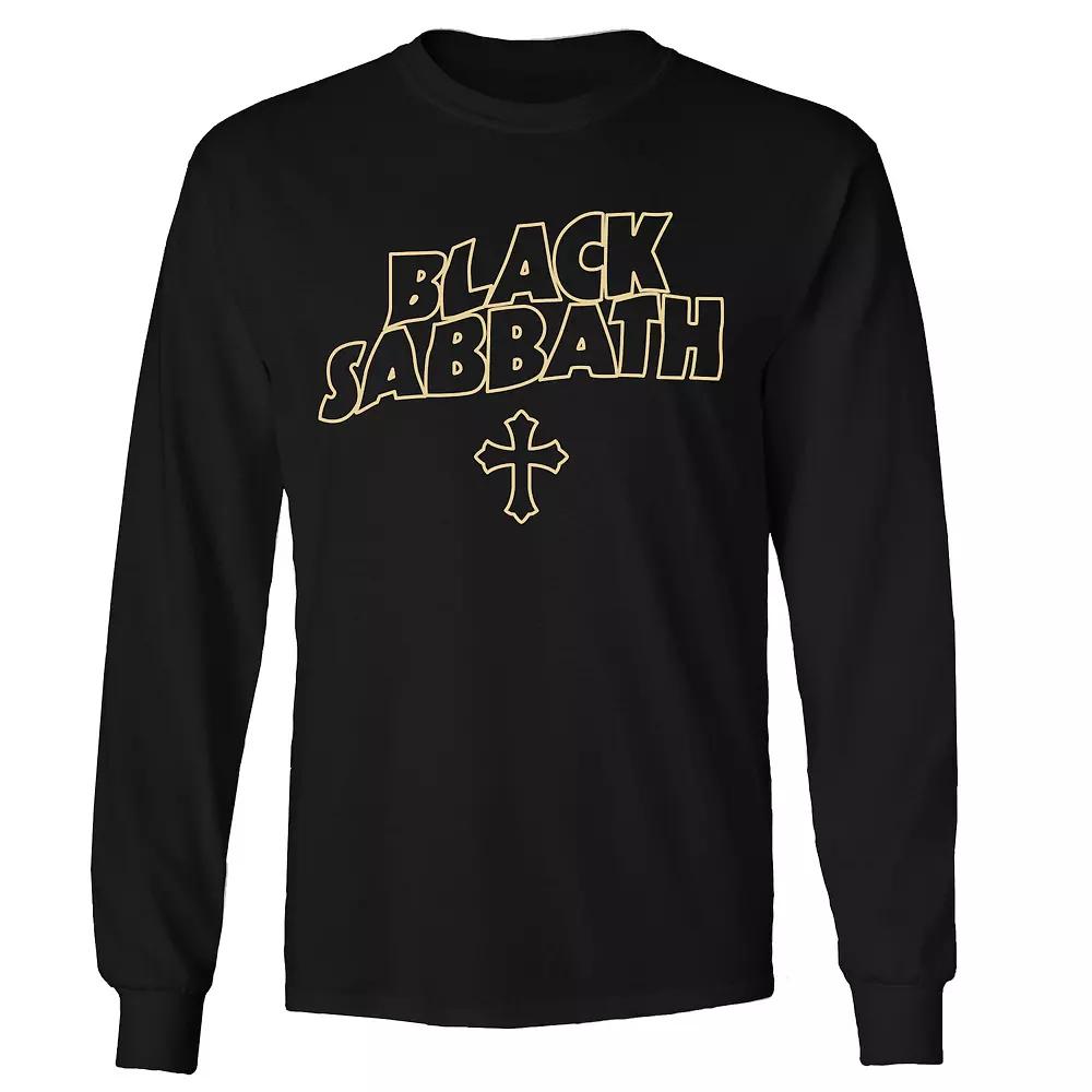 Men's Black Sabbath Cross Long Sleeve Tee,  Product Image