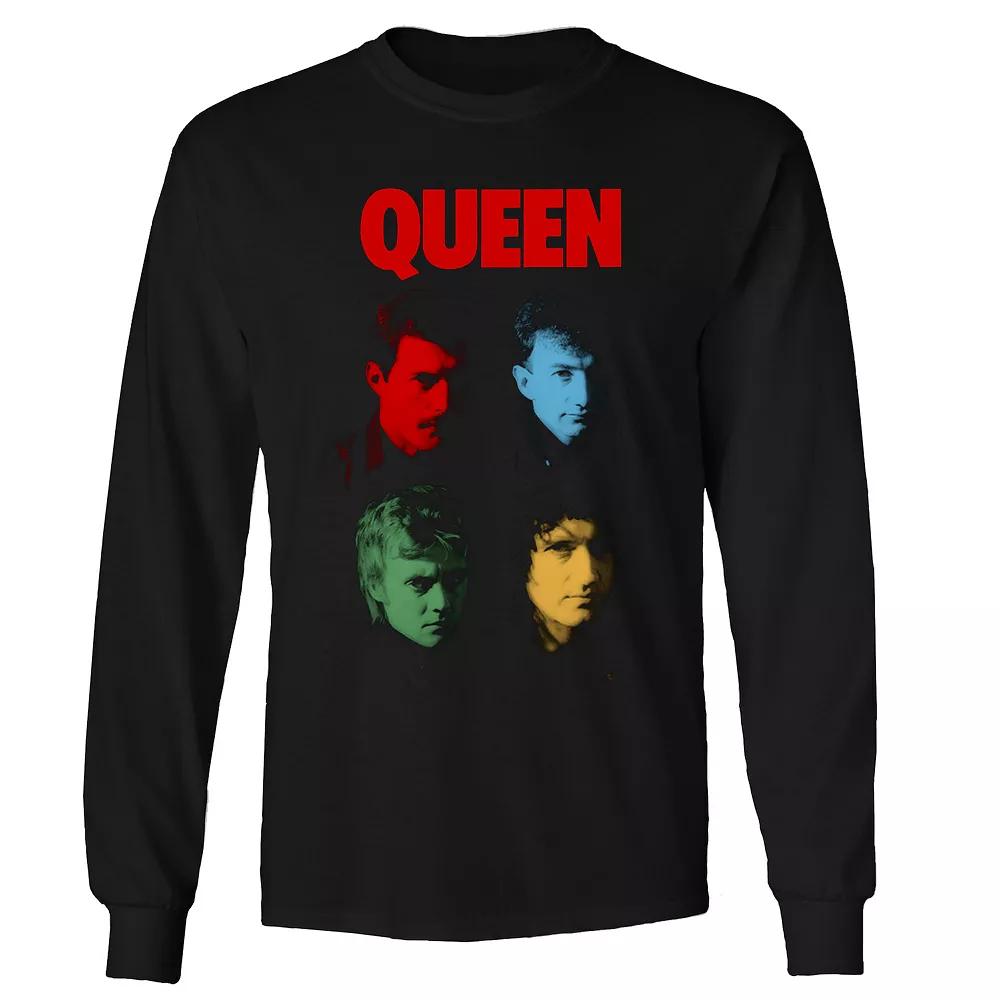 Men's Queen Hot Space Long Sleeve, Size: XL, Black Product Image