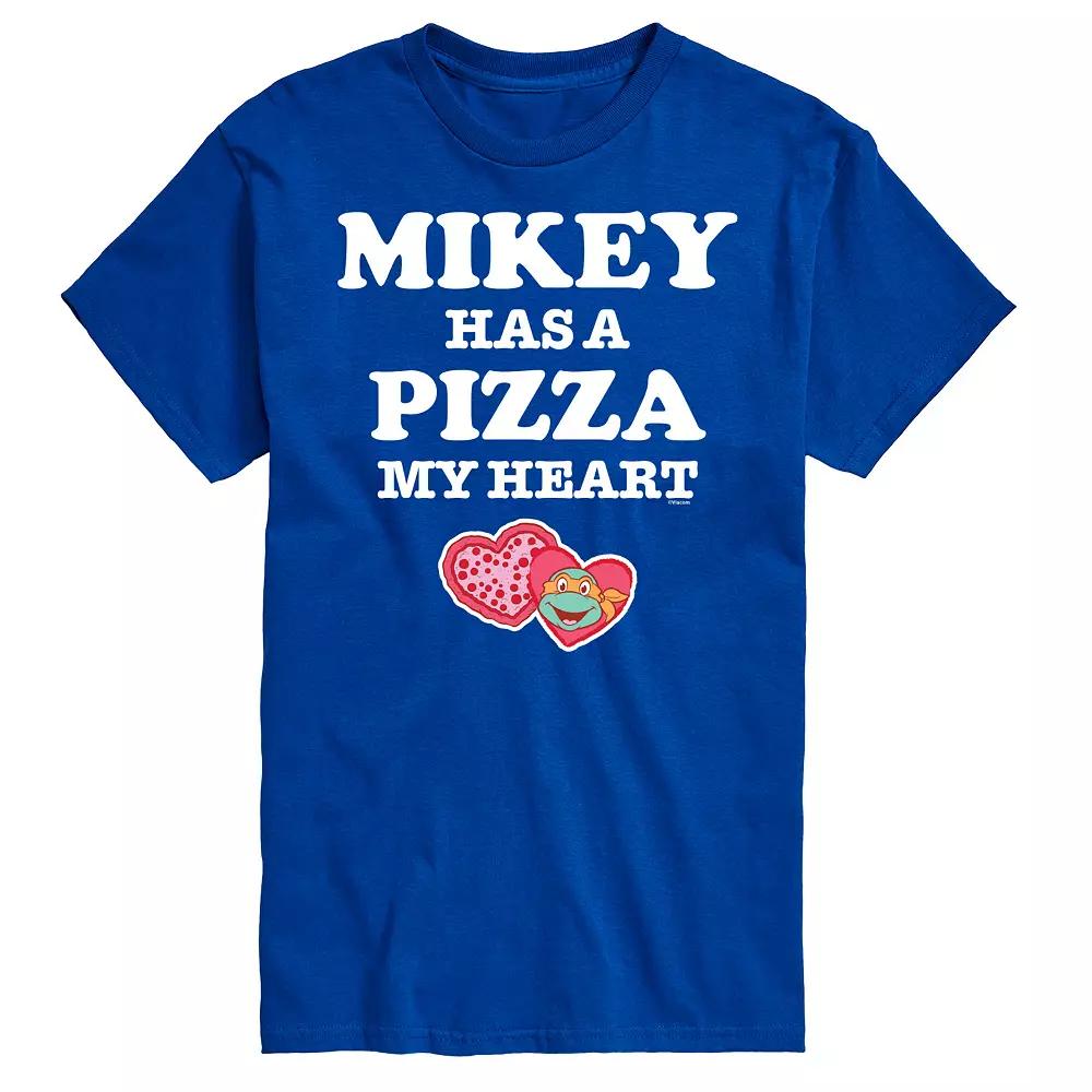 Men's TMNT Pizza My Heart Mikey Tee,  Product Image