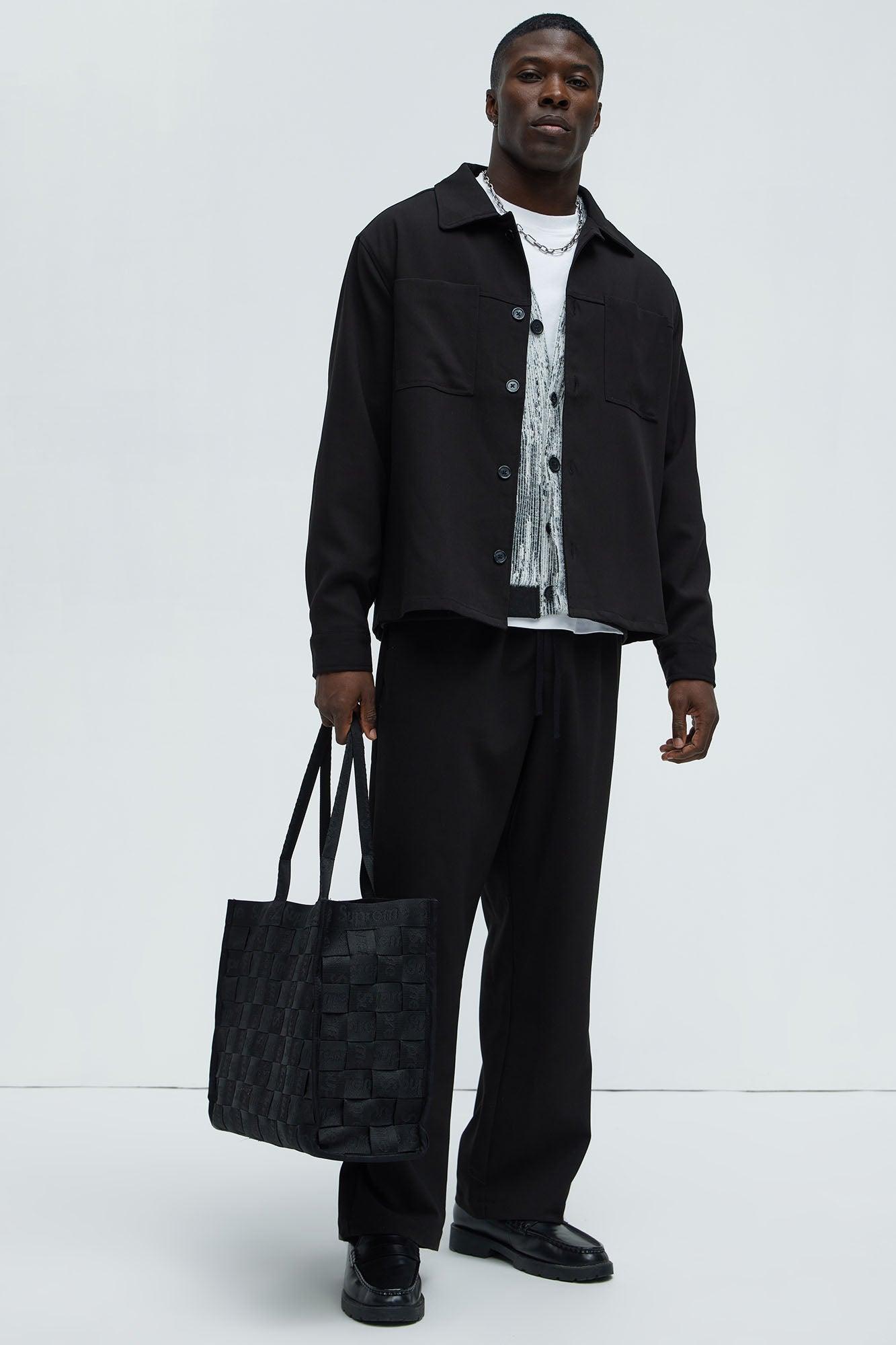 Ronan Straight Trousers - Black Product Image