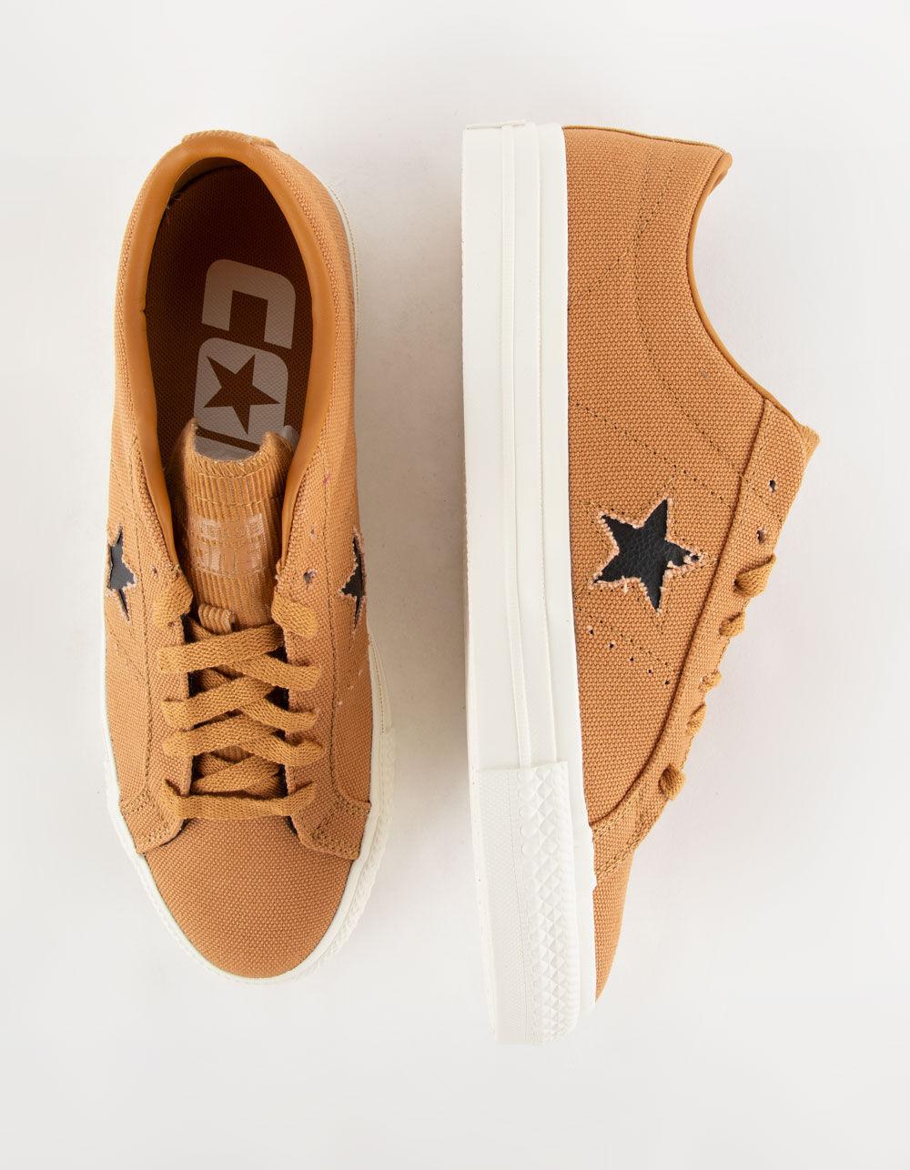 CONVERSE One Star Pro Low Top Shoes - RAW SUGAR Product Image