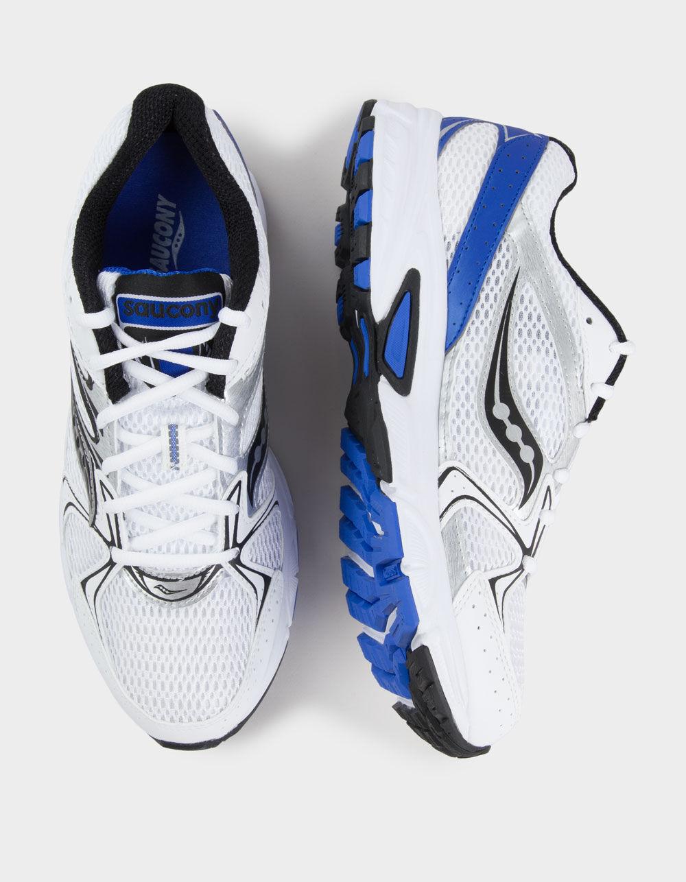 SAUCONY Ride Millennium Mens Shoes - WHT/RYL BLUE Product Image