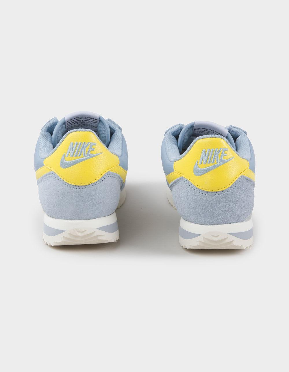 NIKE Cortez Textile Womens Shoes - BLUE COMBO Product Image