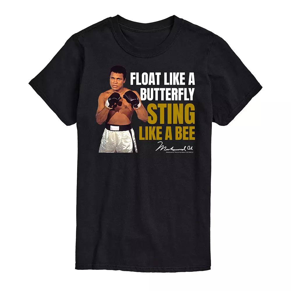 Big & Tall Muhammad Ali Float Like A Butterly Tee, Men's,  Product Image