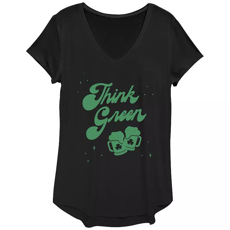 Women's Think Green Graphic Tee, Girl's,  Product Image