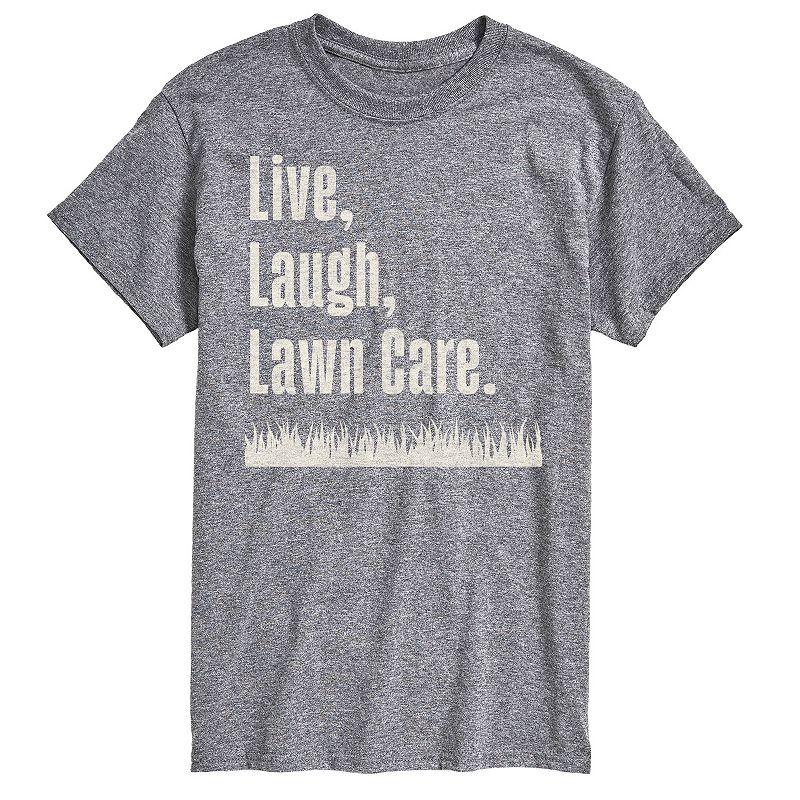Men's Live Laugh Lawn Care Graphic Tee,  Product Image