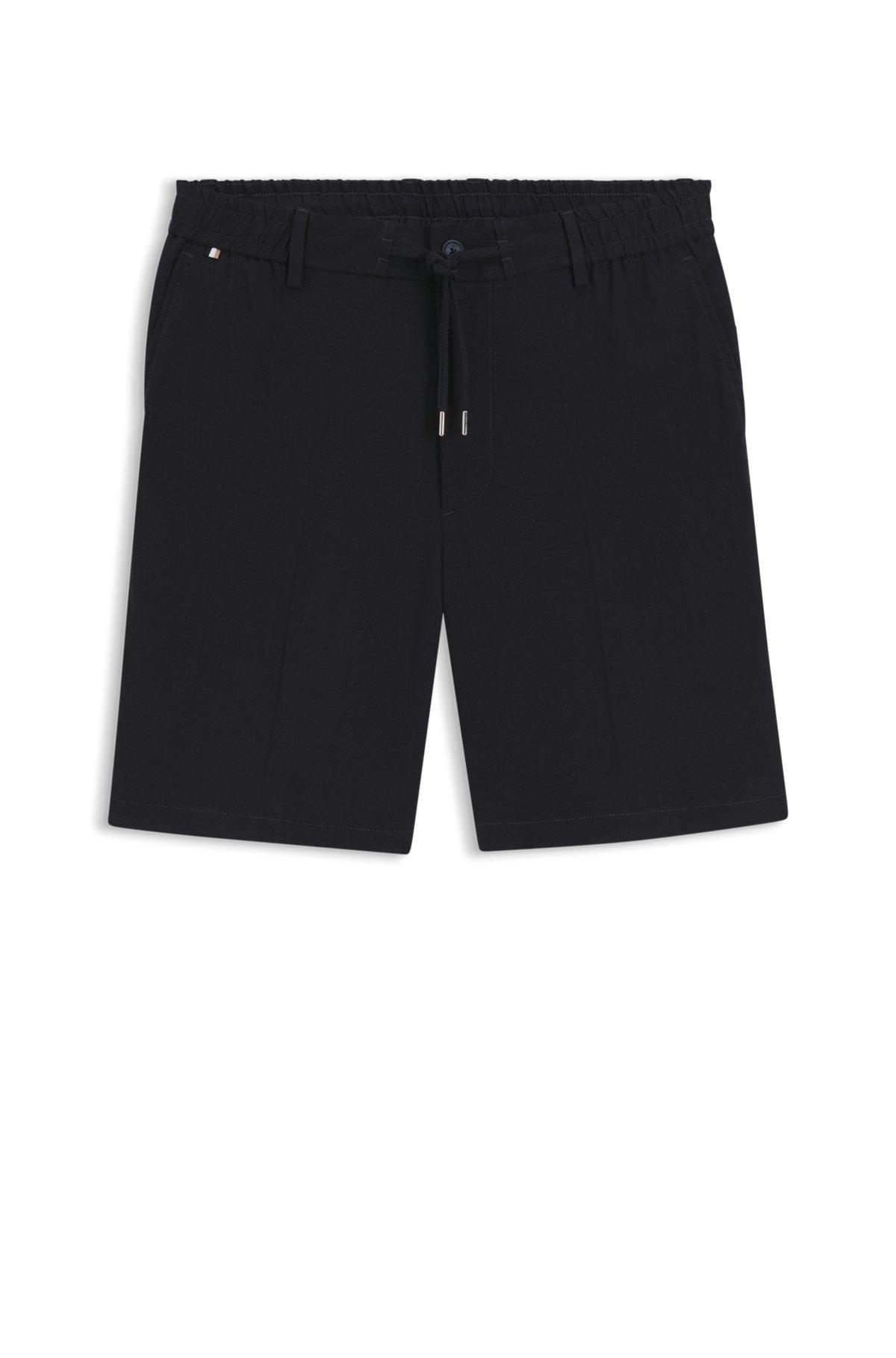 Linen-blend shorts in a modern fit Product Image