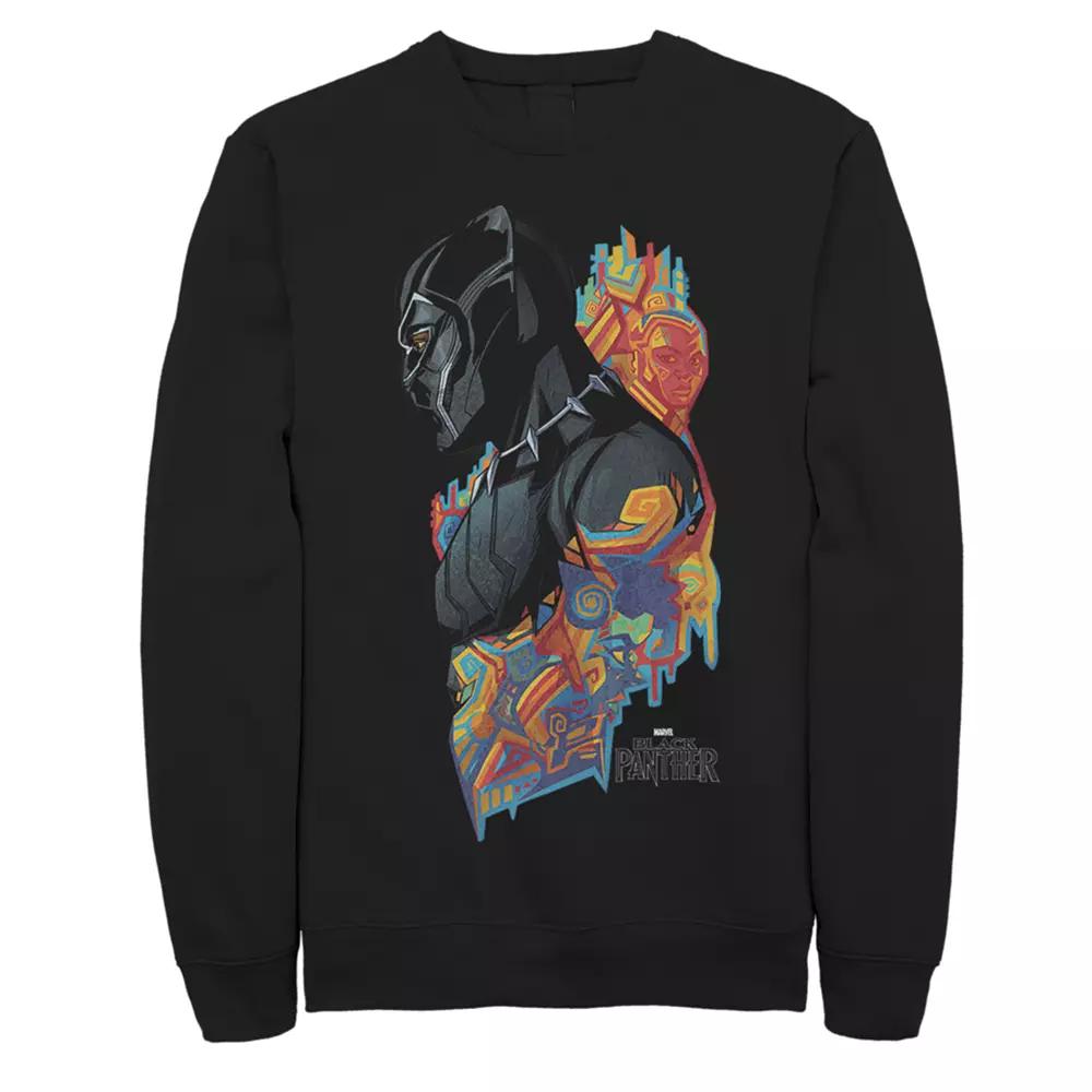 Men's Black Panther Movie Logo Sweatshirt,  Product Image