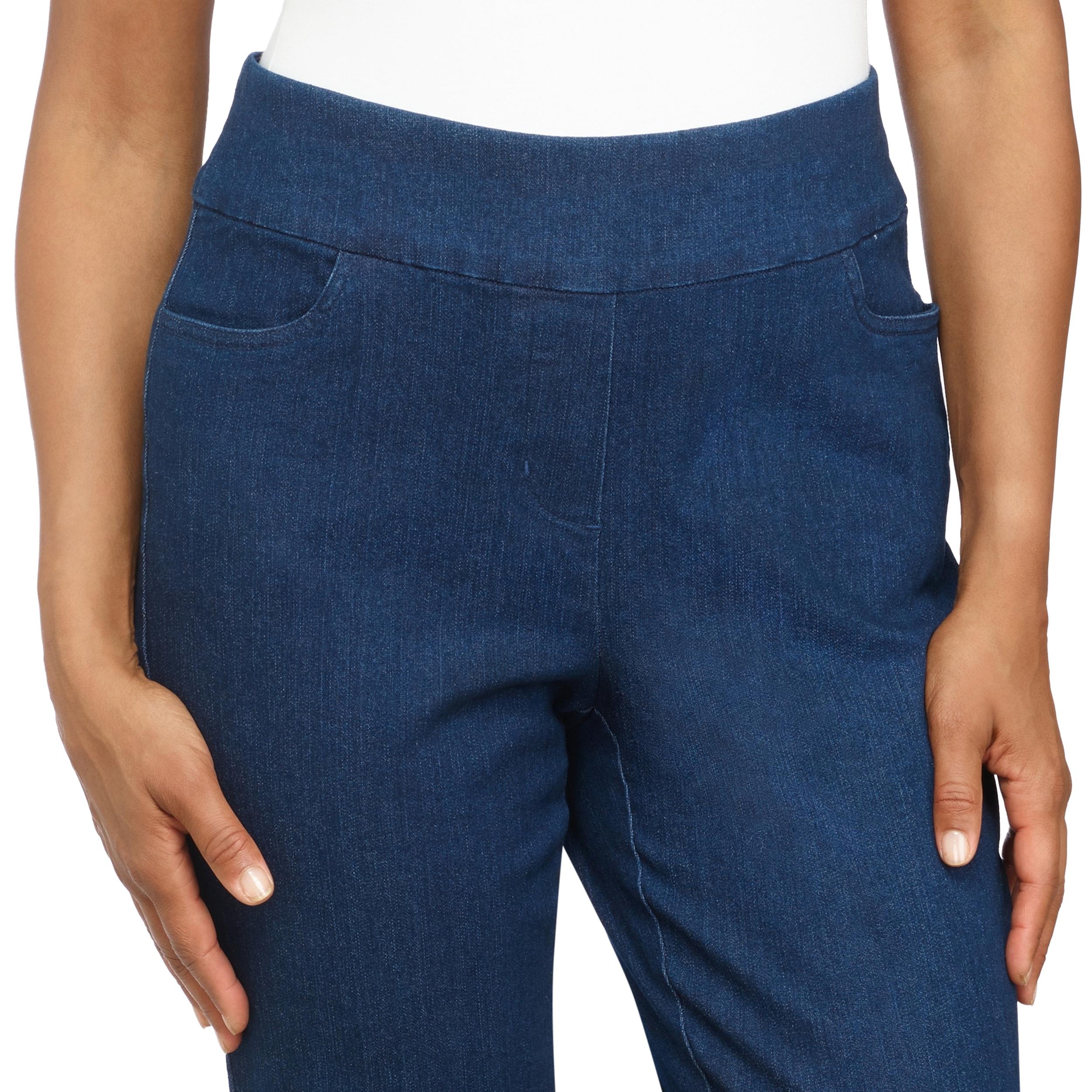 Alfred Dunner Women's Super Stretch Mid- Rise Average Length Pant Product Image