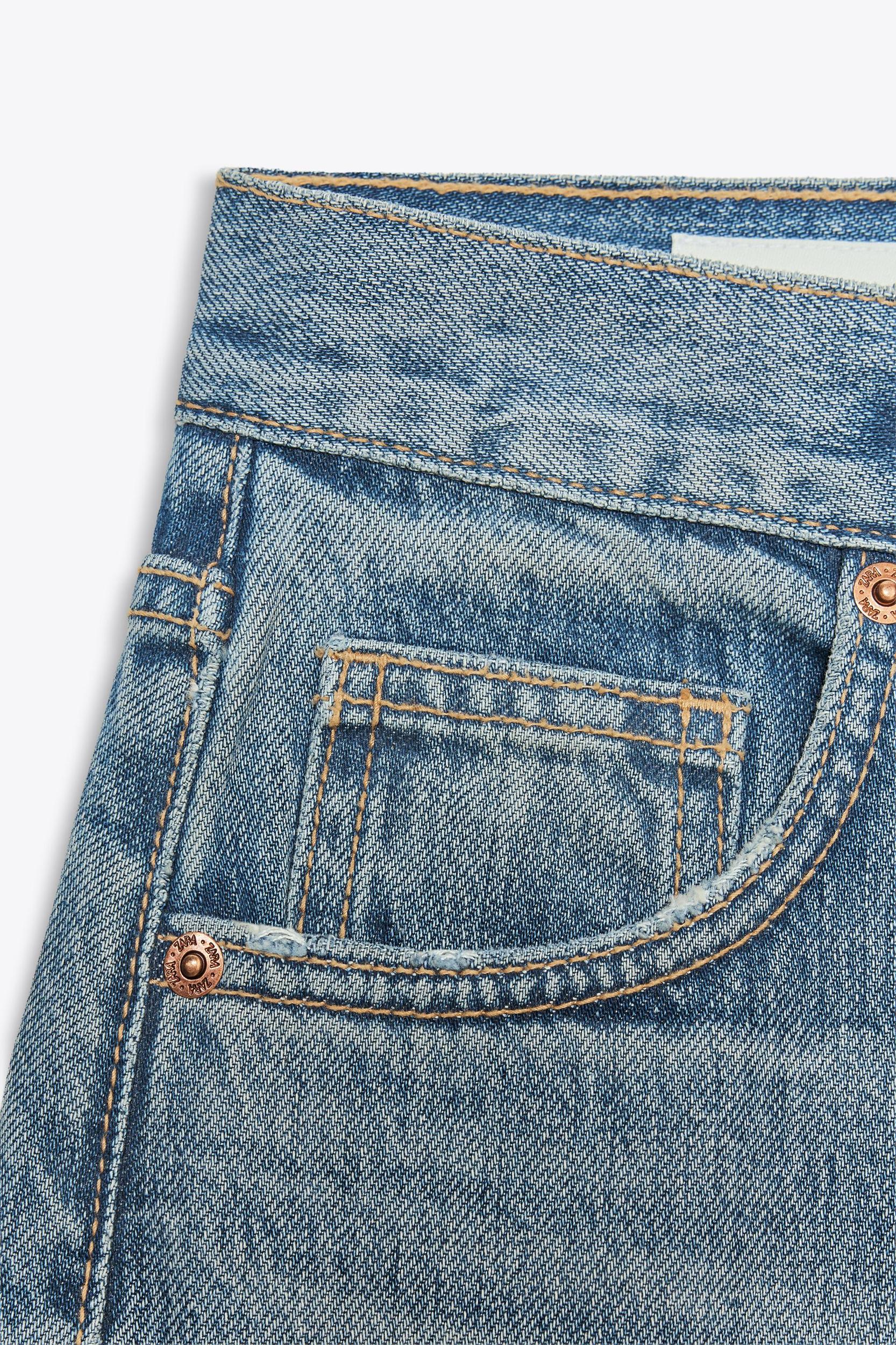 TRF HIGH WAIST WIDE LEG FULL LENGTH JEANS Product Image