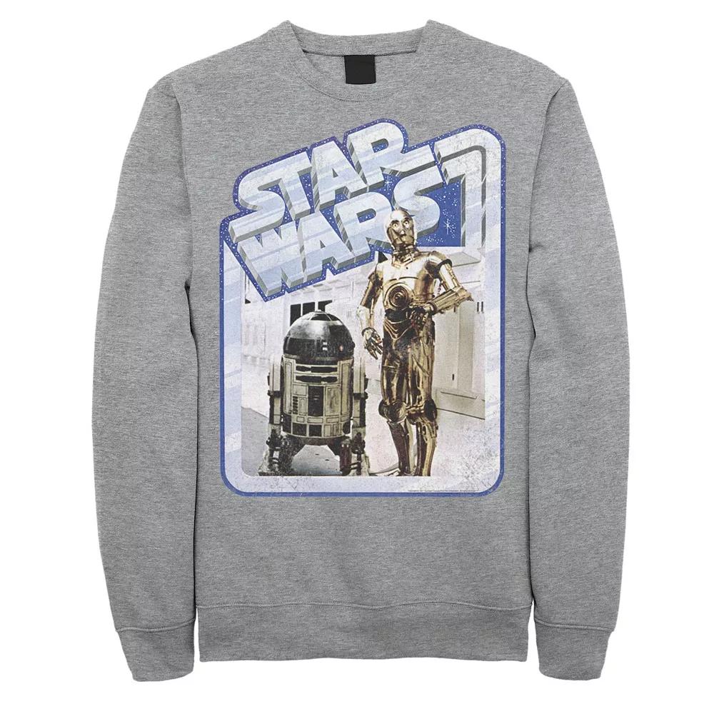 Men's Star Wars Tantive Droids Chrome Border Sweatshirt,  Product Image