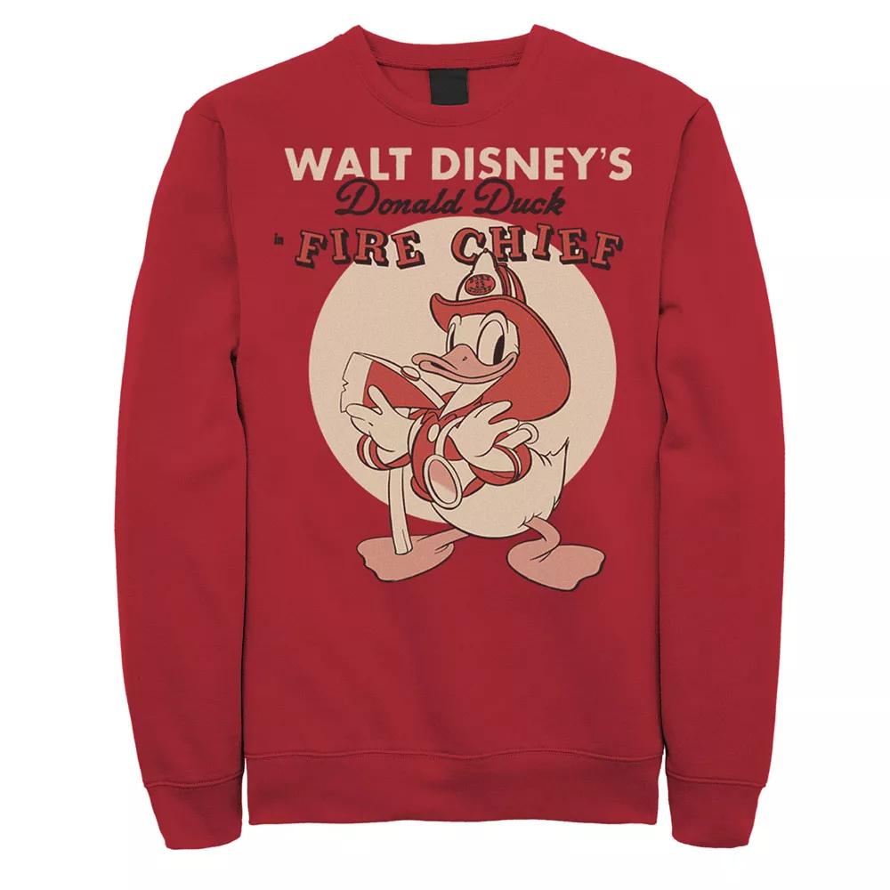 Disney's Donald Duck Men's Fire Chief Sweatshirt,  Product Image