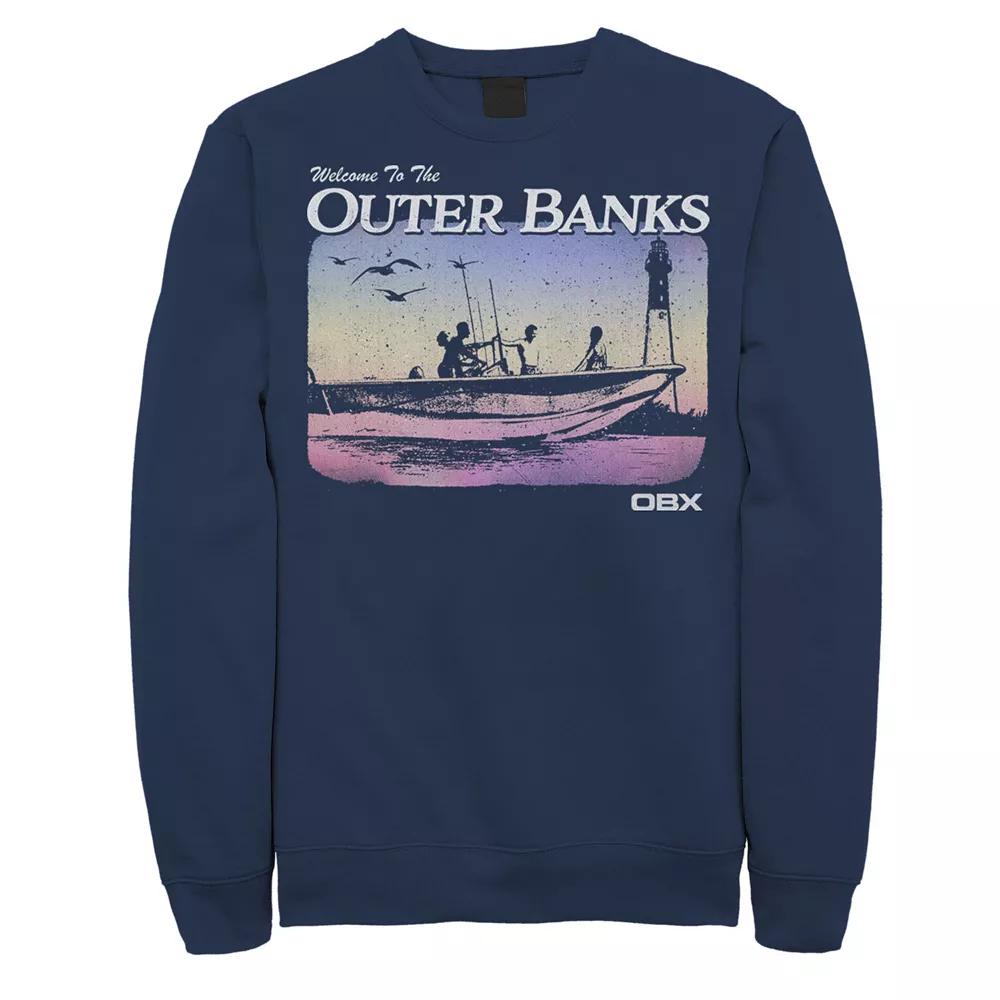Men's Outer Banks Gradient Boat Portrait Sweatshirt, Boy's,  Product Image