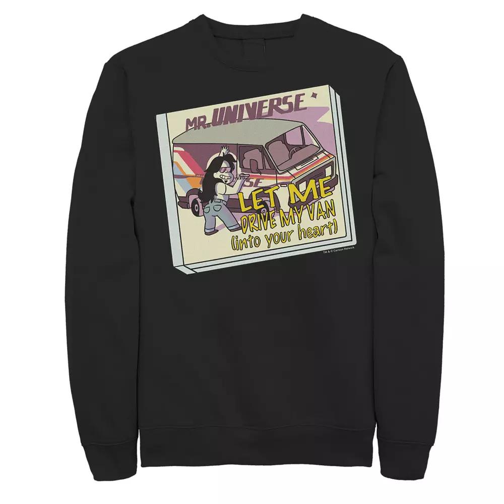 Men's CN Steven Universe Drive Into Your Heart Fleece Pullover,  Product Image