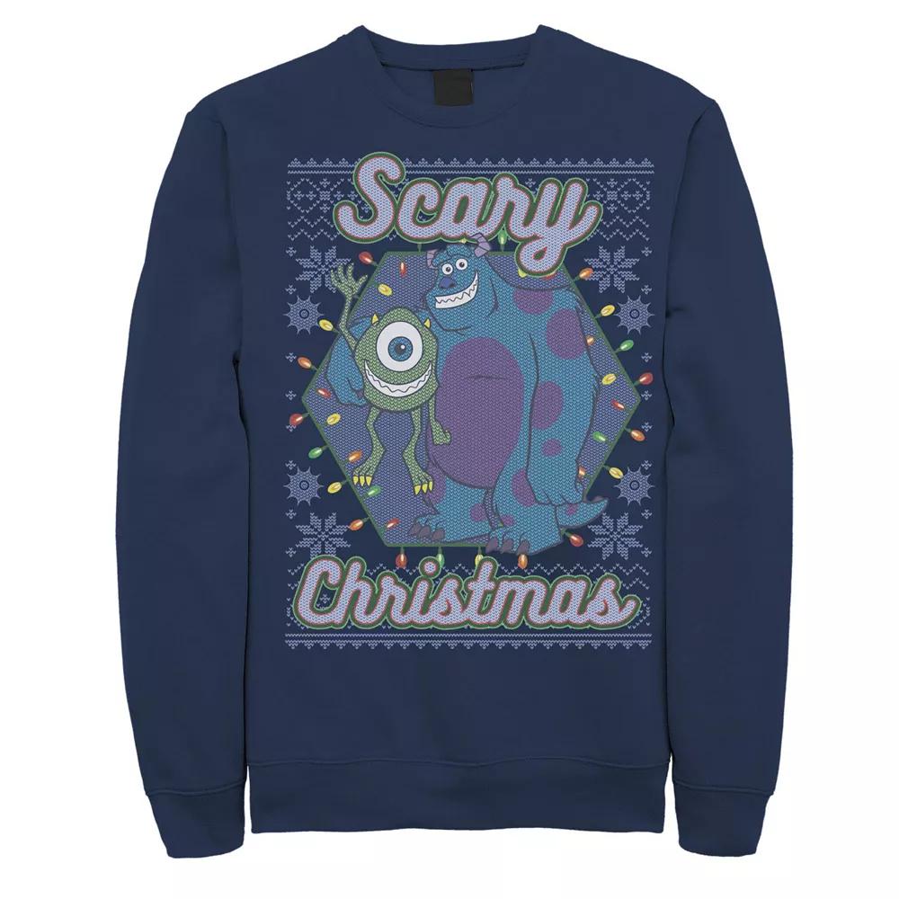 Disney / Pixar's Monsters, Inc. Men's Scary Christmas Fleece, Size: XL, Kelly Product Image
