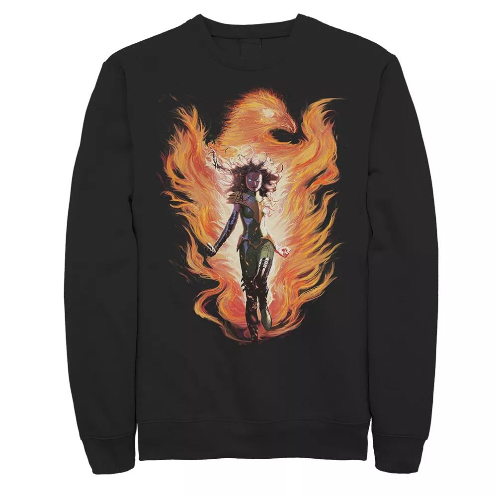 Men's Marvel X-Men Rise Of The Dark Phoenix Flames Fleece,  Product Image
