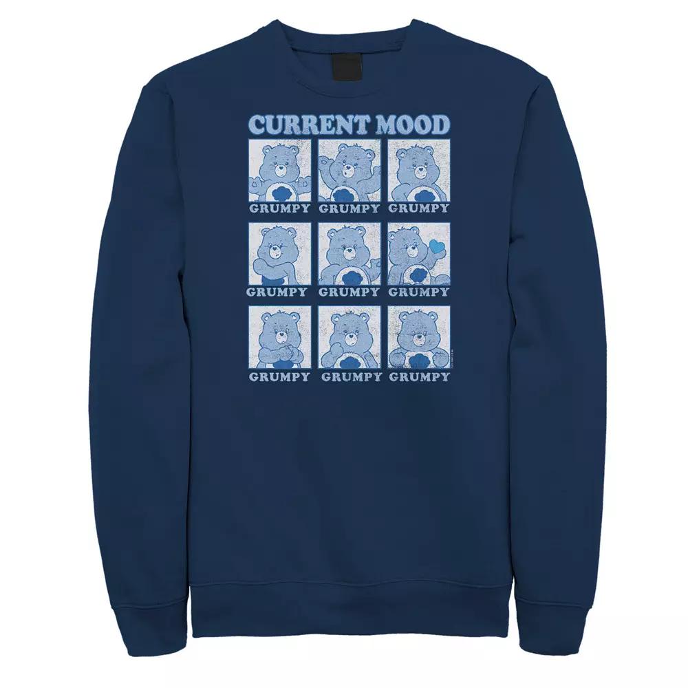 Big & Tall Care Bears Grumpy Mood Boxes Fleece Sweatshirt, Men's,  Product Image