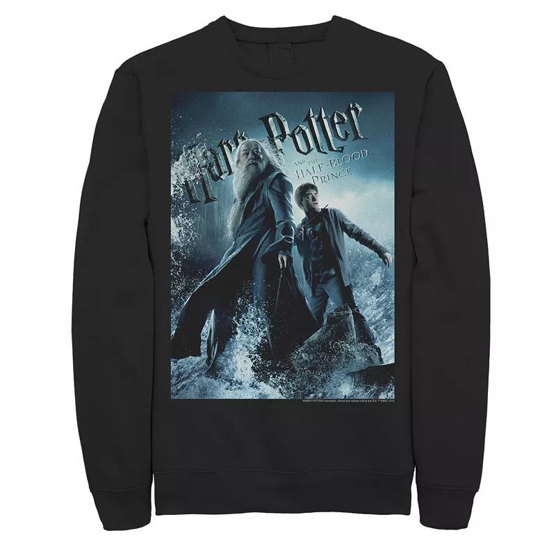 Men's Harry Potter Half-Blood Prince Dumbledore And Harry Poster Fleece Graphic Pullover,  Product Image