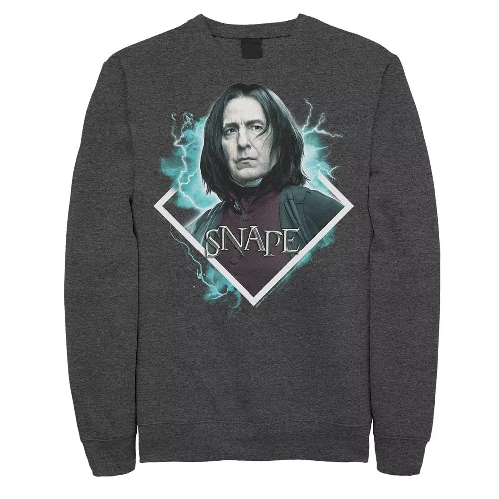 Men's Harry Potter Snape Blue Lightning Character Portrait Sweatshirt,  Product Image
