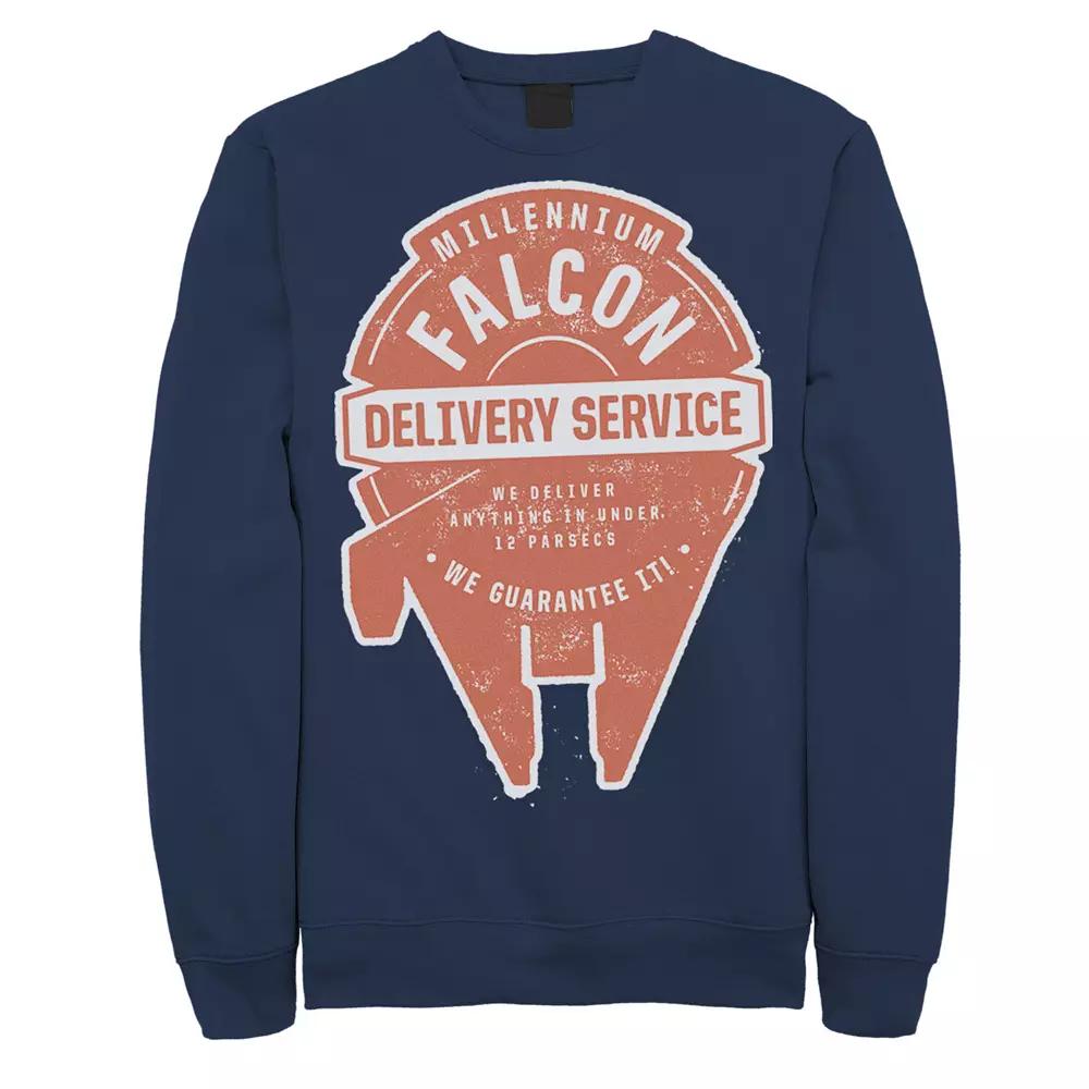 Men's Star Wars Millennium Falcon Delivery Service Logo Sweatshirt,  Product Image