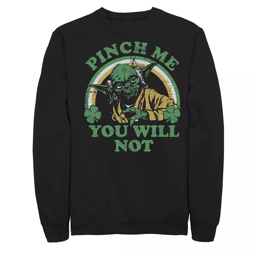 Men's Star Wars Yoda Pinch Me You Will Not Portrait Fleece,  Product Image