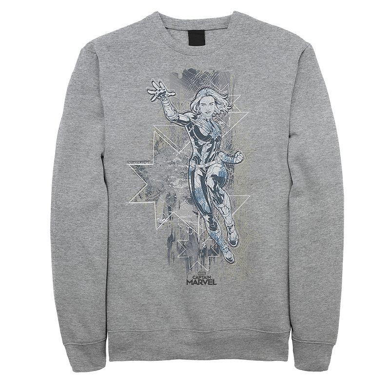 Men's Captain Marvel Soaring Sweatshirt,  Product Image