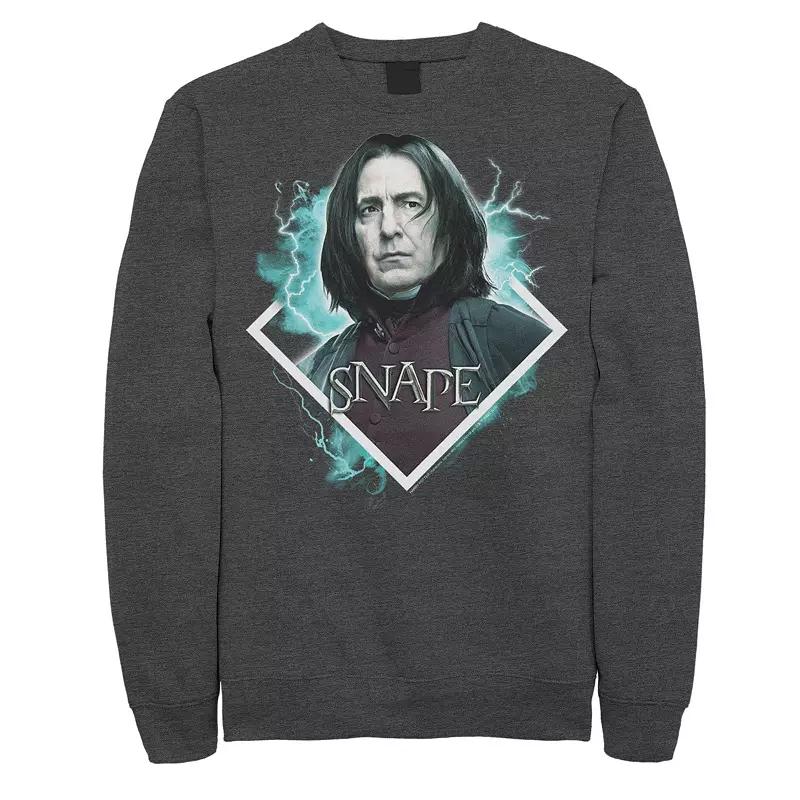 Men's Harry Potter Snape Blue Lightning Character Portrait Sweatshirt,  Product Image